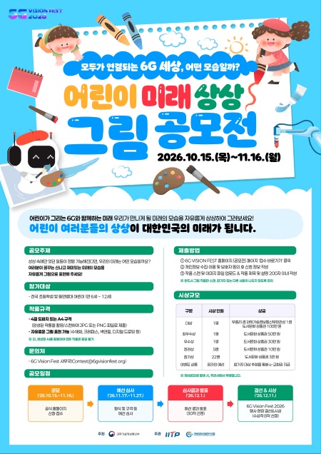 CHANGE WITH 6G_어린이 미래 상상 그림 공모전